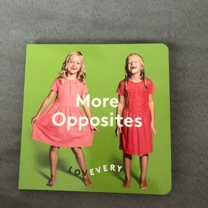BRAND NEW! LOVEVERY More Opposites board book